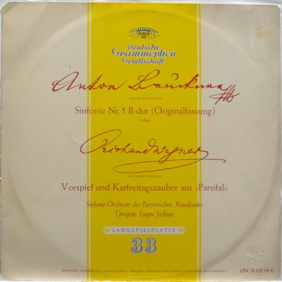 画像2: [LPM18500&18501]オイゲン・ヨッフム/ブルックナー:交響曲第5番