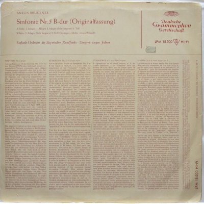画像1: [LPM18500&18501]オイゲン・ヨッフム/ブルックナー:交響曲第5番