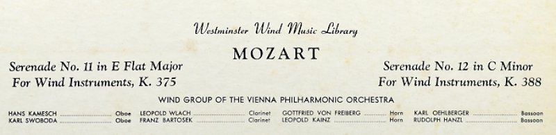 画像2: レオポルド・ウラッハ/モーツァルト:セレナード第11、12番 (2)