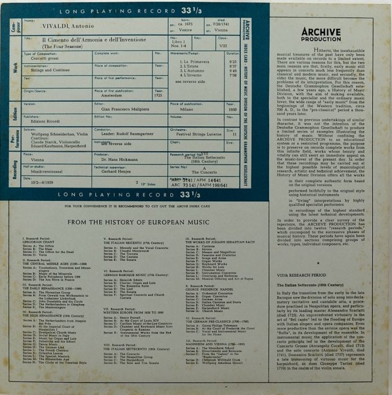 画像2: ルドルフ・バウムガルトナー/イタリア18世紀の宗教音楽 (2)