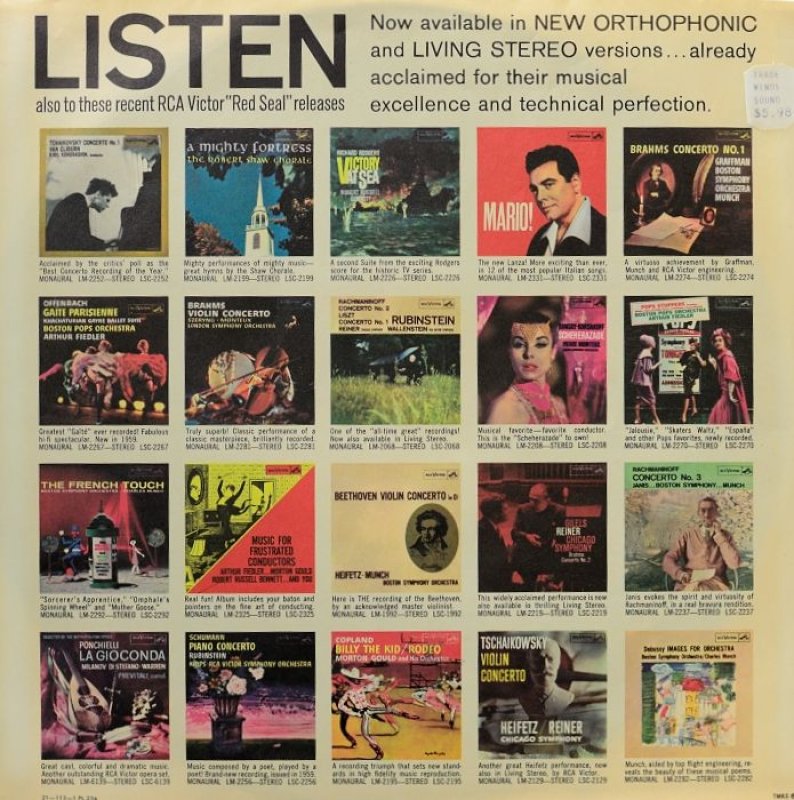 画像2: シャルル・ミンシュ/シューベルト:交響曲第9番「ザ・グレート」 (2)