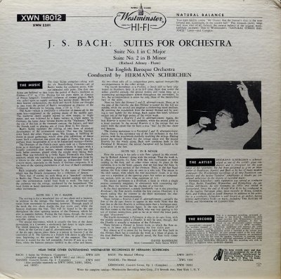 画像1: ヘルマン・シェルヘン/バッハ：オーケストラのための４つの組曲