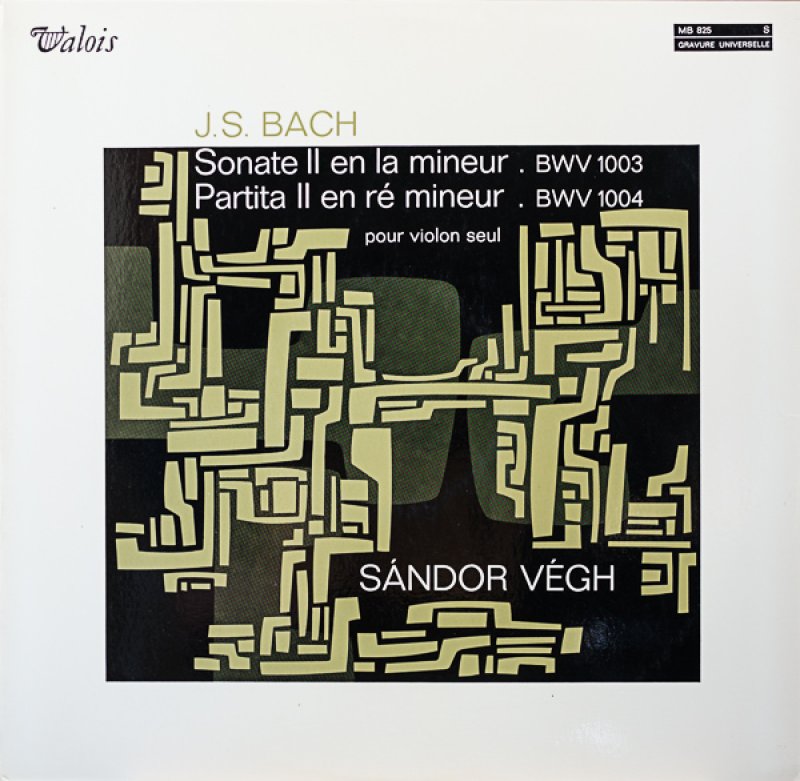 画像2: シャーンドル・ヴェーグ/バッハ：無伴奏ヴァイオリン・ソナタ全曲　3LP (2)