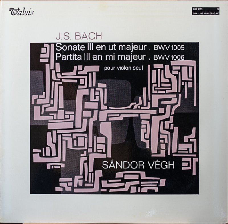 画像3: シャーンドル・ヴェーグ/バッハ：無伴奏ヴァイオリン・ソナタ全曲　3LP (3)