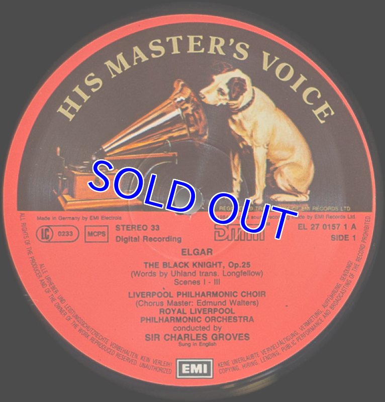 画像3: チャールズ・グローヴズ/エルガー：黒騎士Op.25 (3)