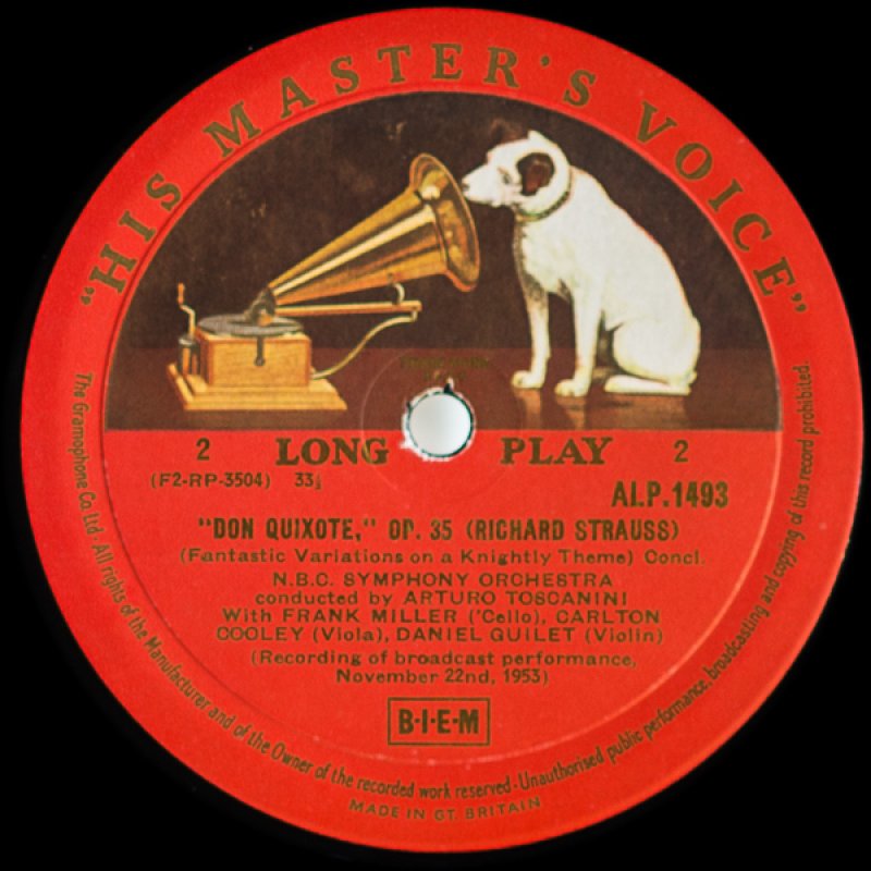 画像4: アルトゥーロ・トスカニーニ/R.シュトラウス:ドン・キホーテ作品35 (4)