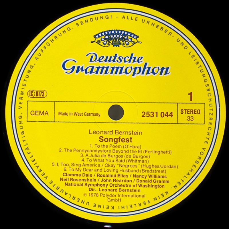 画像3: レナード・バーンスタイン/バーンスタイン:合唱曲「ソングフェスト」 (3)