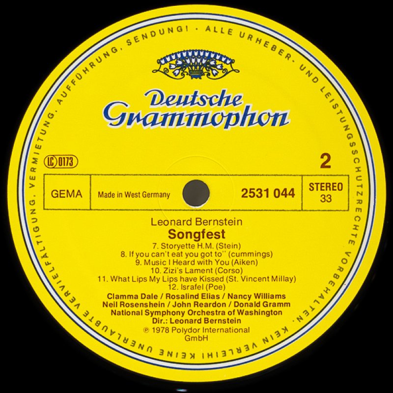 画像4: レナード・バーンスタイン/バーンスタイン:合唱曲「ソングフェスト」 (4)