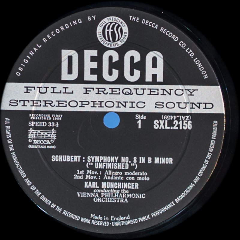 画像4: カール・ミュンヒンガー/シューベルト:交響曲第8番ロ短調D759 「未完成」 (4)