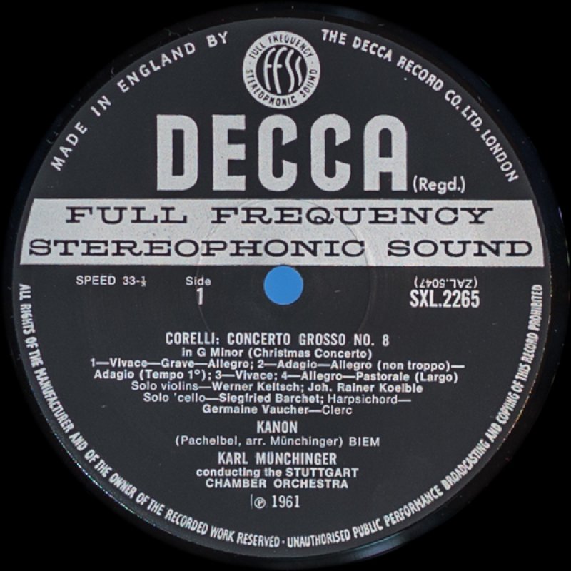 画像3: カール・ミュンヒンガー/コレッリ:合奏協奏曲Op.6-8「クリスマス」 (3)