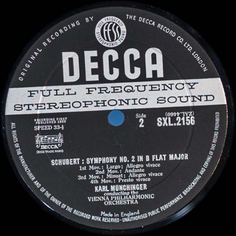 画像5: カール・ミュンヒンガー/シューベルト:交響曲第8番ロ短調D759 「未完成」 (5)