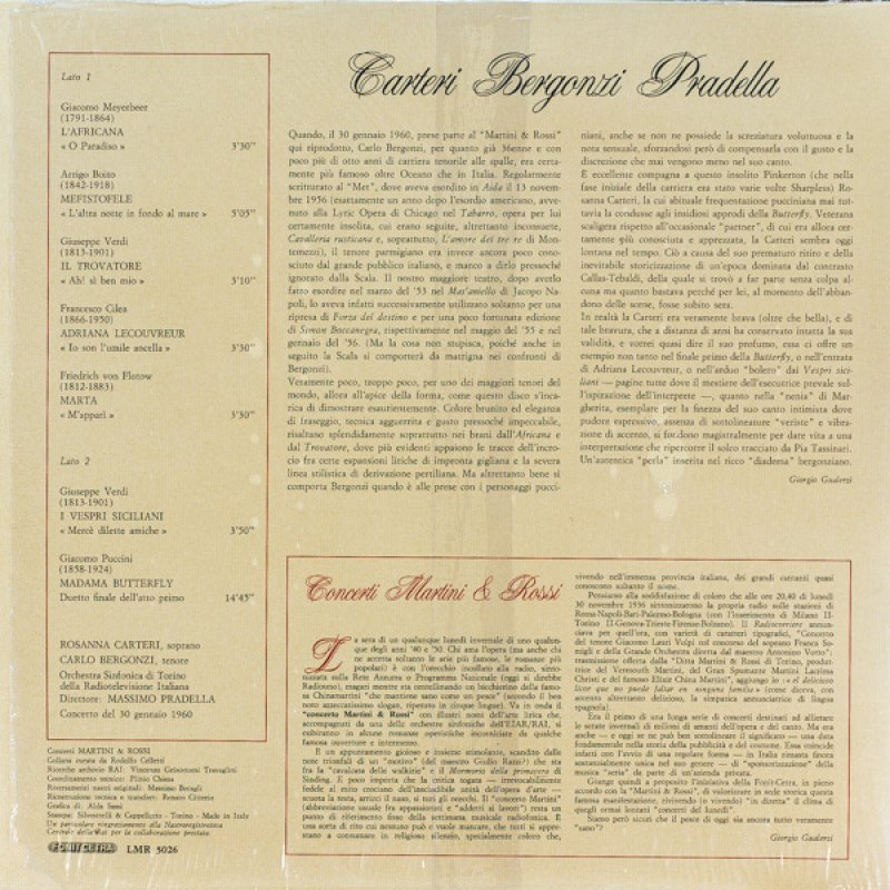 画像2: カルテリ&ベルゴンツィ/マイアベーア：アフリカの女ほか (2)