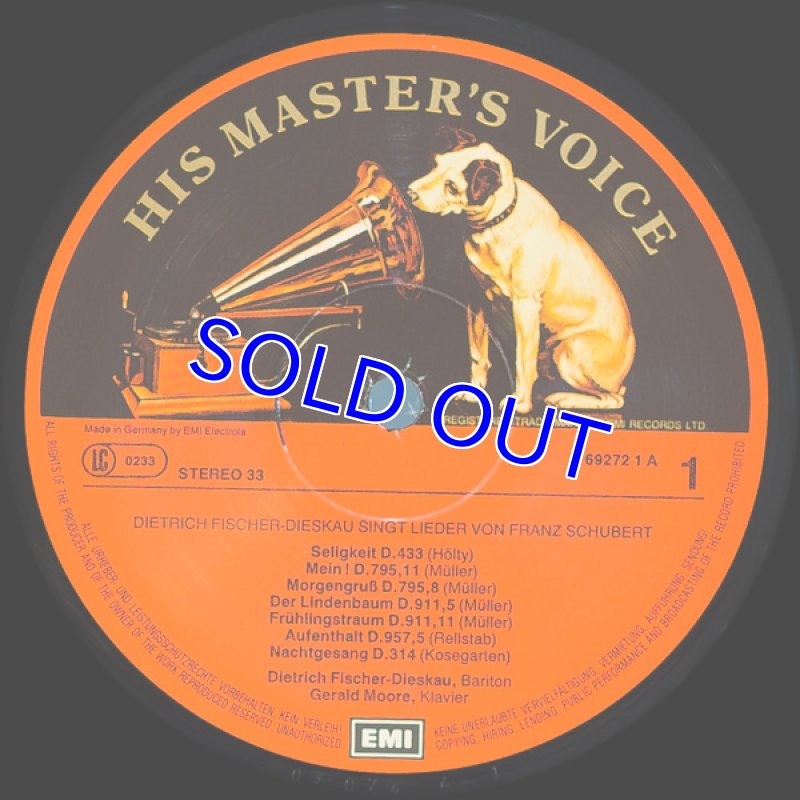 画像3: ディートリヒ・フィッシャー＝ディスカウ（Br）/シューベルト歌曲集 (3)