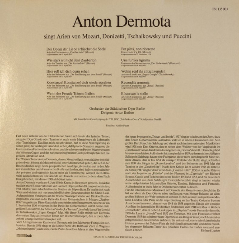 画像2: アントン・デルモタ（tr）/モーツァルト：コジ・ファン・トゥッテより他 (2)