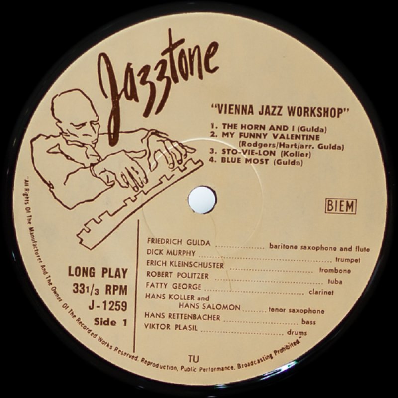 画像3: フルードリッヒ・グルダ(p) 、ハンス・コラー(ts)他/ウィーン・ジャズ・ワークショップ (3)