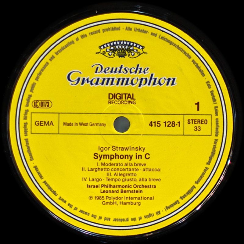 画像3: レナード・バーンスタイン指揮/ストラヴィンスキー：交響曲ハ長調、3楽章の交響曲 (3)