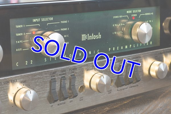 マッキントッシュC22（旧タイプ）｜🔵オーディオ - （McIntosh