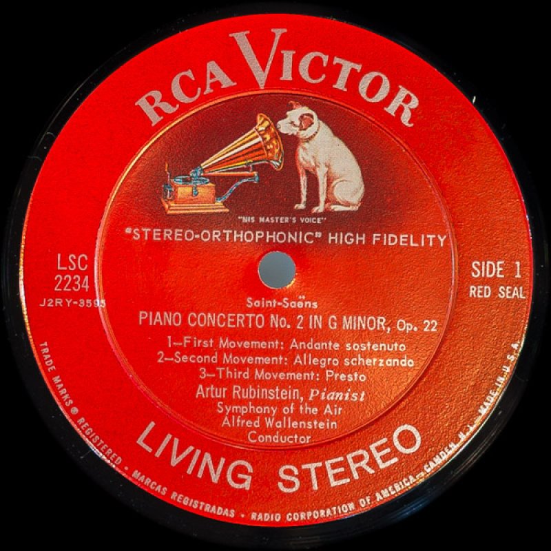 画像3: アルトゥール・ルービンシュタイン（pf）/サン＝サーンス：ピアノ協奏曲第2番ト長調作品22 (3)