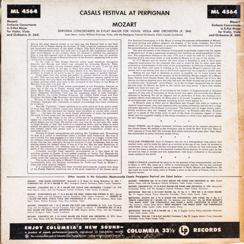 画像2: パブロ・カザルス指揮/ペルピニャン・カザルス音楽祭 (2)