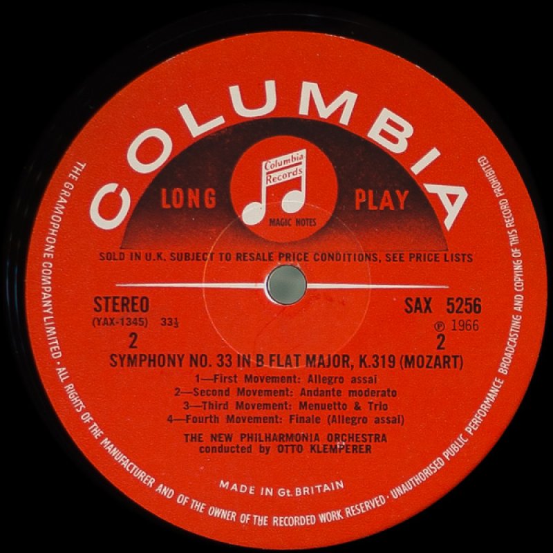画像4: オットー・クレンペラー指揮/モーツァルト:交響曲第29番、33番 (4)