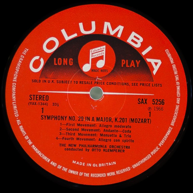 画像3: オットー・クレンペラー指揮/モーツァルト:交響曲第29番、33番 (3)