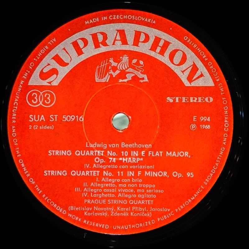 画像4: プラハ弦楽四重奏団/ベートーヴェン:弦楽四重奏曲第10「ハープ」,11番「セリオーソ」 (4)