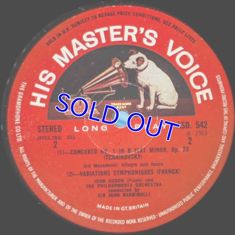 画像5: ジョン・オグドン（pf）/チャイコフスキー：ピアノ協奏曲第1番変ロ短調作品23 (5)