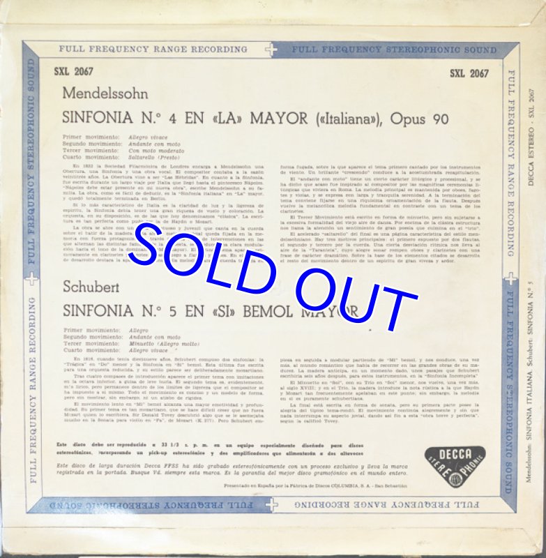 画像2: ゲオルク・ショルティ指揮/メンデルスゾーン：交響曲第5番イ長調作品90　イタリア (2)