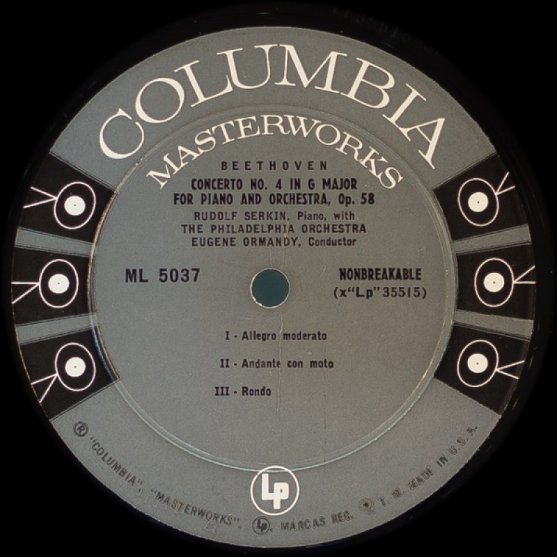画像4: ルドルフ・ゼルキン（pf）/ベートーヴェン：ピアノ協奏曲第2番変ロ長調作品19 (4)