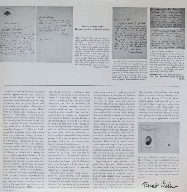 画像4: ブルーノ・ワルター指揮/マーラー：交響曲第1番ニ短調 (4)