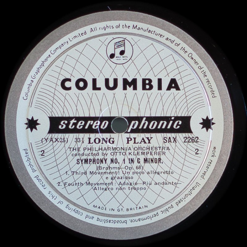 画像4: オットー・クレンペラー指揮/ブラームス:交響曲第1番ハ短調作品68 (4)