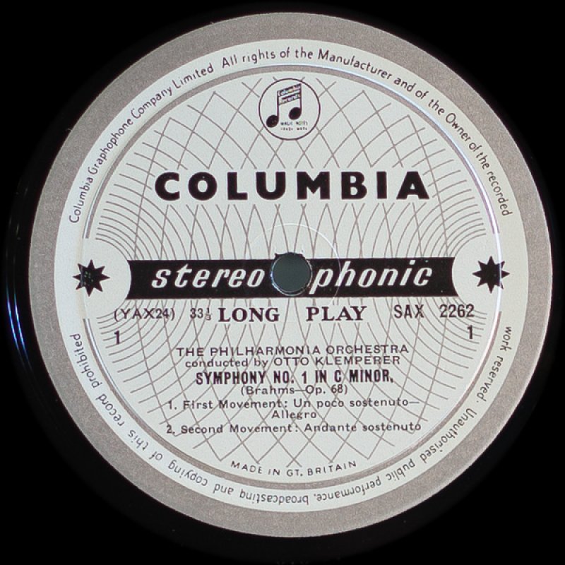 画像3: オットー・クレンペラー指揮/ブラームス:交響曲第1番ハ短調作品68 (3)