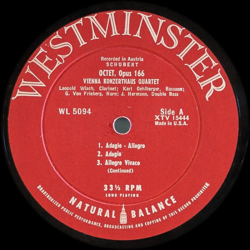 画像3: ウィーン・コンツェルトハウス弦楽四重奏団/シューベルト:八重奏曲作品166、D803 (3)