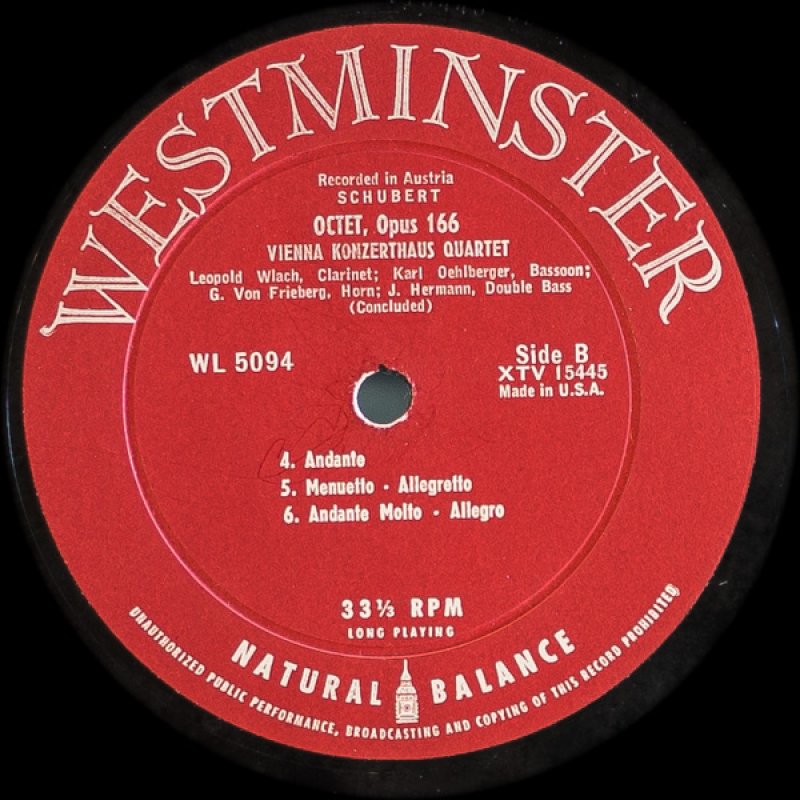 画像4: ウィーン・コンツェルトハウス弦楽四重奏団/シューベルト:八重奏曲作品166、D803 (4)