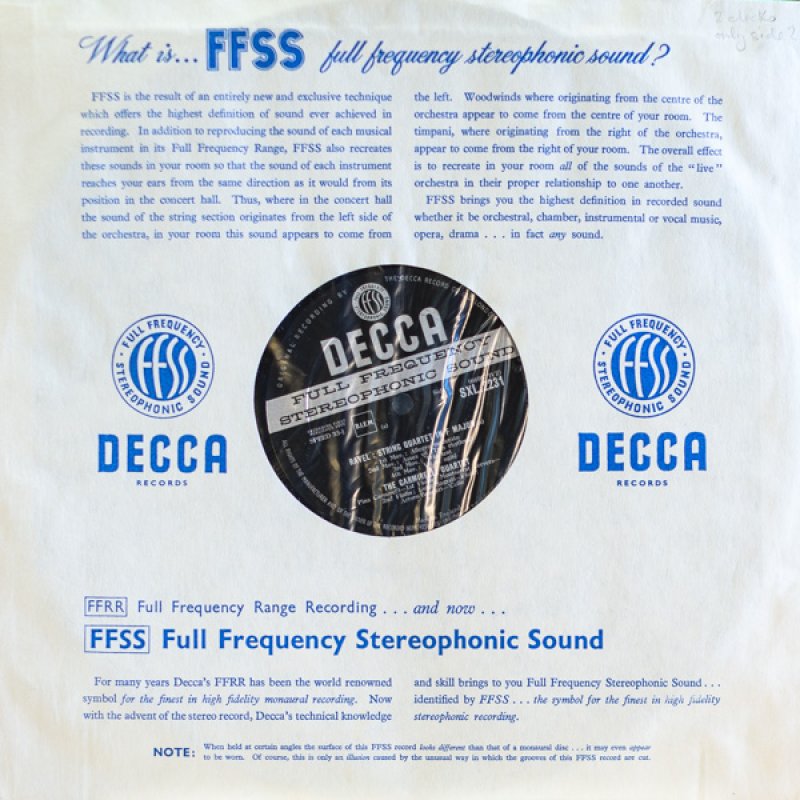 画像3: カルミレッリ弦楽四重奏団/ラヴェル:弦楽四重奏曲ヘ長調 (3)