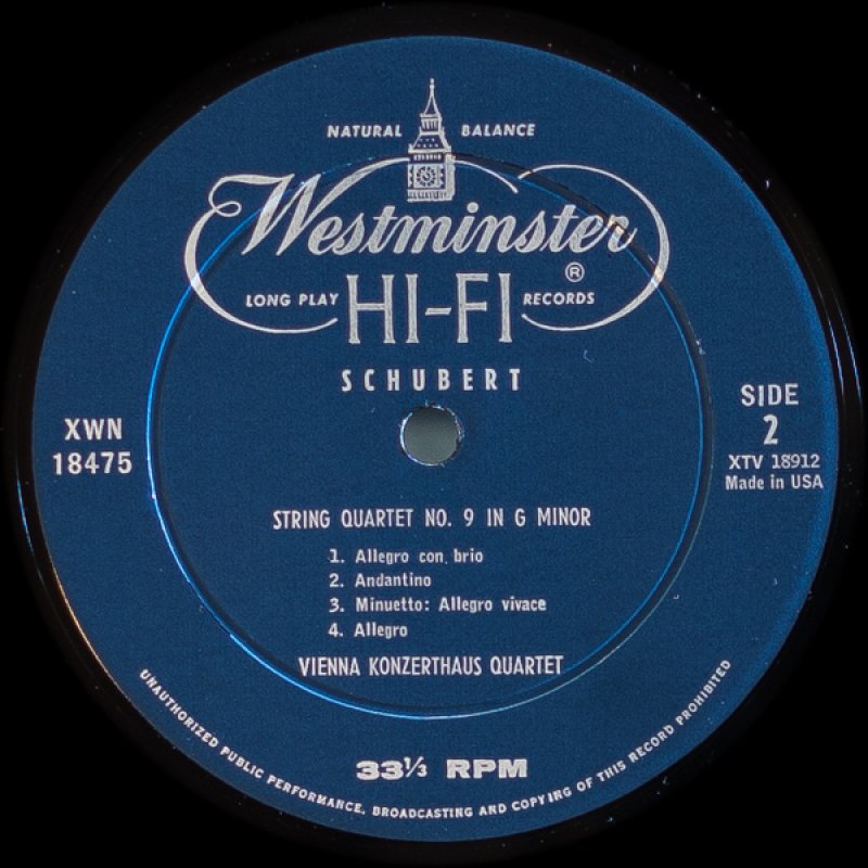 画像4: ウィーン・コンツェルトハウス弦楽四重奏団/シューベルト:弦楽四重奏曲第8,9番  (4)