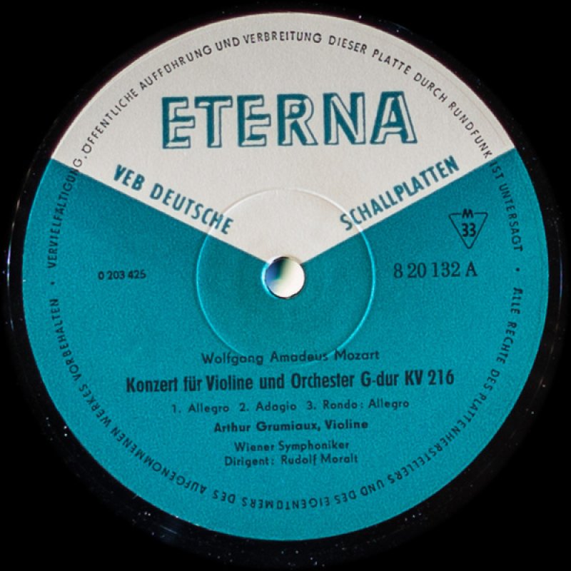 画像3: アルテュール・グリュミオー(Vn)/モーツァルト:ヴァイオリン協奏曲第3,4番 (3)