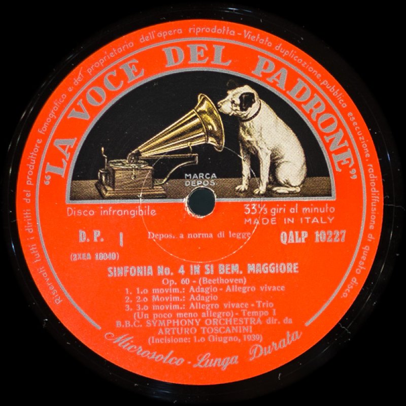 画像3: アルトゥーロ・トスカニーニ指揮/ベートーヴェン： 交響曲第4番ニ短調作品13 (3)