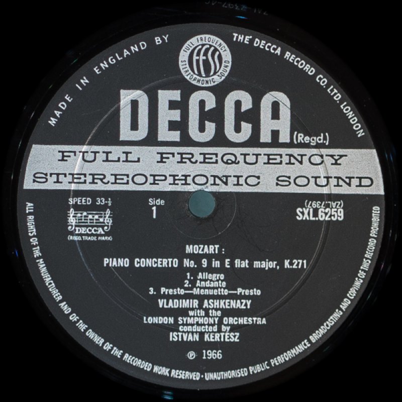 画像3: ウラディーミル・アシュケナージ（pf）/モーツァルト：ピアノ協奏曲第8、9番 (3)
