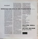 画像2: ウィリアム・クロール（Vn）/モーツァルト：ヴァイオリン・ソナタK481,K379,K304 (2)