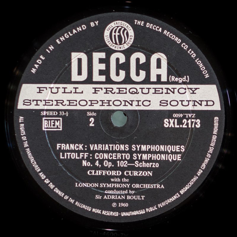 画像4: クリフォード・カーゾン(pf)/グリーク:ピアノ協奏曲イ短調作品16 (4)