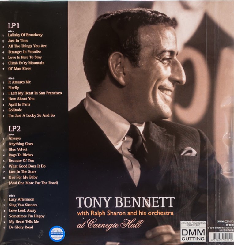 画像2: トニー・ベネット(Vo)/アット・カーネギー・ホール(2枚組) (2)