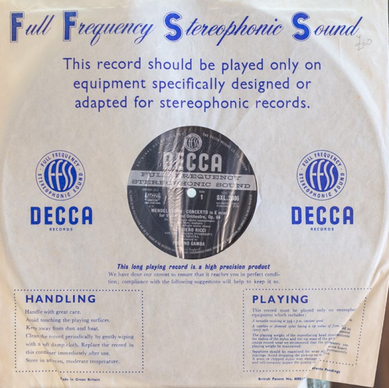 画像3: ルッジェーロ・リッチ(Vn)/メンデルスゾーン:ヴァイオリン協奏曲ホ短調作品64 (3)