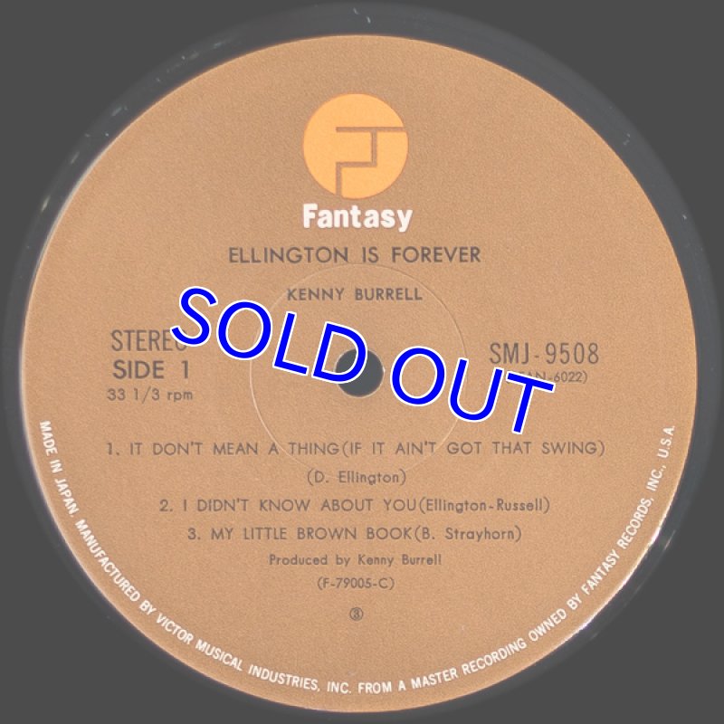 画像3: ケニー・バレル（g）/エリントン・イズ・フォーエヴァー (3)