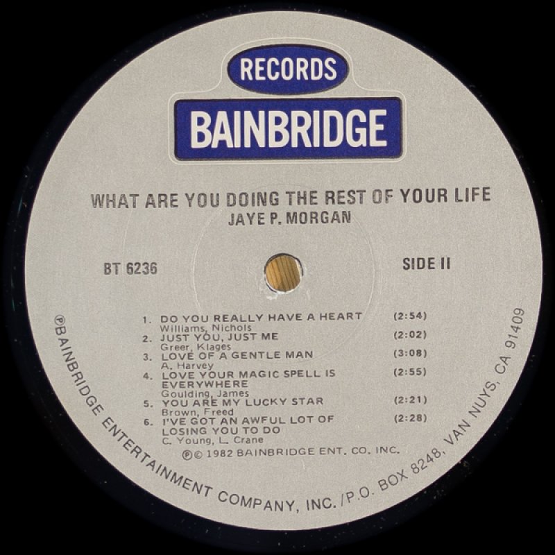 画像4: ジェイ・P・モーガン(Vo) /WHAT ARE YOU DOING THE REST OF YOUR LIFE (4)