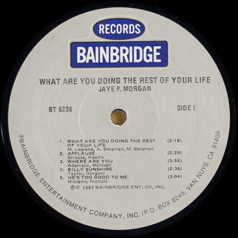 画像3: ジェイ・P・モーガン(Vo) /WHAT ARE YOU DOING THE REST OF YOUR LIFE (3)