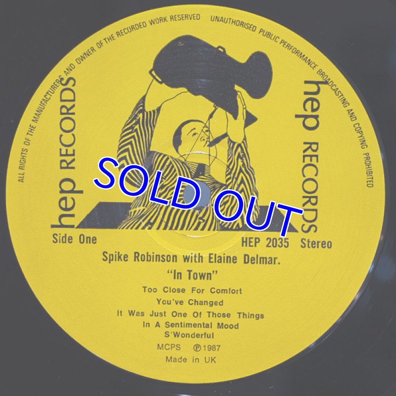 画像3: スパイク・ロビンソン(ts)/IN TOWN (3)