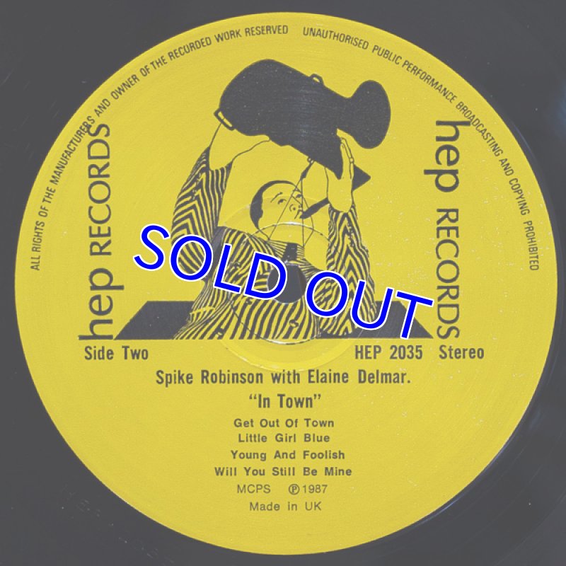 画像4: スパイク・ロビンソン(ts)/IN TOWN (4)