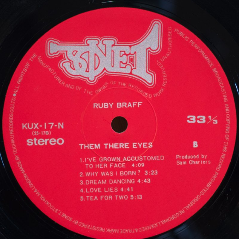 画像4: ルビー・ブラフ（tp）/ゼム・スリー・アイズ (4)