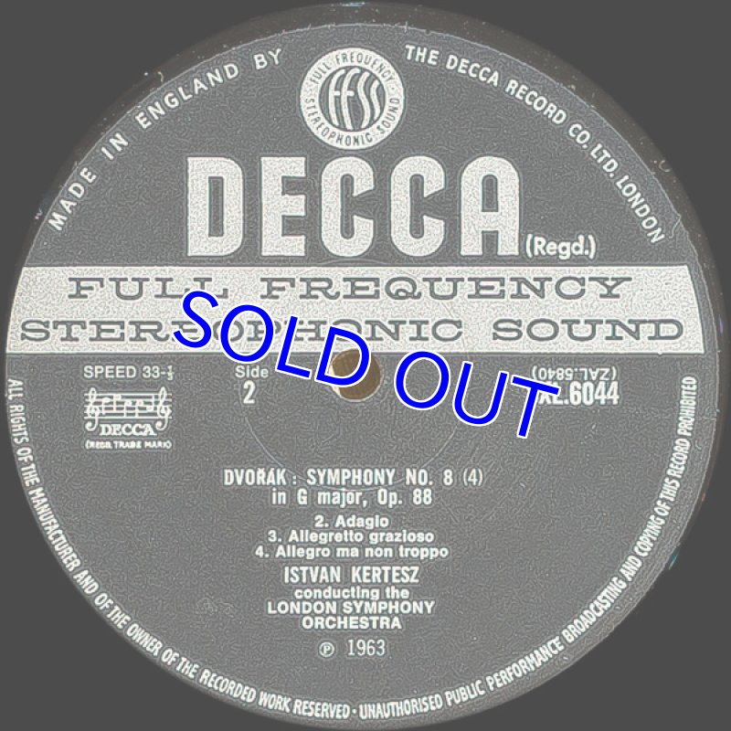 画像4: イシュトヴァン・ケルテス指揮/ドヴォルザーク：交響曲第8番ト長調作品88 (4)